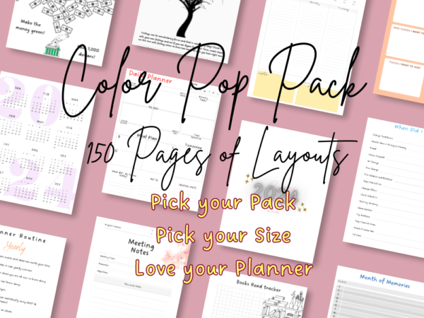 Magic in Monochrome: Your A5 150-Page Printable Planner